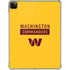 NFL Washington Commanders Yellow iPad Pro 11in (2024) Clear Case
